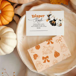 Little Boo Clothesline Luier verloting ticket Informatiekaartje