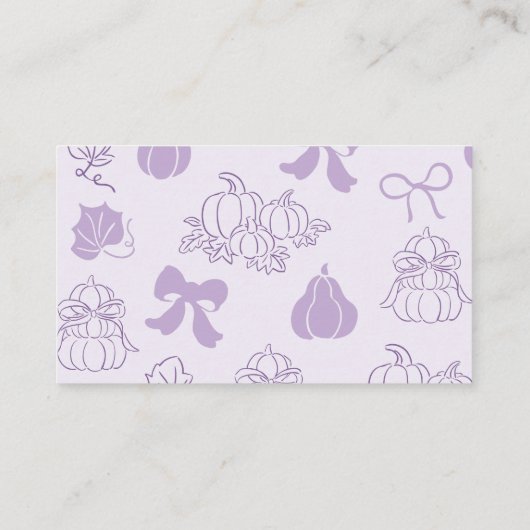 Little Boo Clothesline Paarse Luier verloting tick Informatiekaartje (Achterkant)