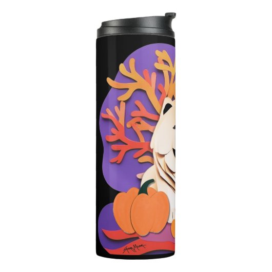 LITTLE BOO Cream Chow AANPASSEN Thermosbeker (Gedraaid links)