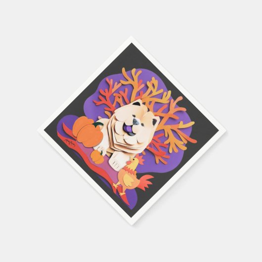 LITTLE BOO Cream Chow Servet (Hoek)