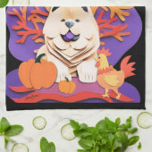 LITTLE BOO Cream Chow Theedoek (Gevouwen)