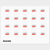 Little Boo Creative Casual Ronde Sticker (Vel)