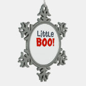 Little Boo Creative Casual Tin Sneeuwvlok Ornament (Links)