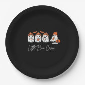 Little Boo Crew Minimal Clean Design Papieren Bordje (Voorkant)