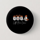 Little Boo Crew Minimal Clean Design Ronde Button 5,7 Cm (Voorkant)