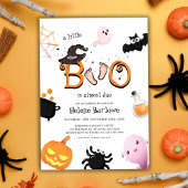 Little Boo Cute Halloween Baby shower Kaart