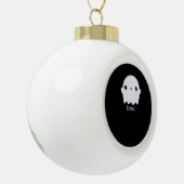 Little Boo Cute Halloween Keramische Bal Ornament (Links)