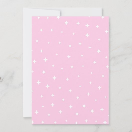 Little Boo Cute Pink Ghost 2e verjaardag Kaart (Achterkant)