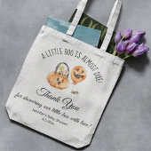 Little Boo Dank u baby shower Modern Chique Tote Bag