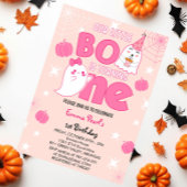 Little Boo draait een Halloween First Birthday Kaart