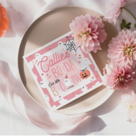 Little Boo draait twee verjaardag servet