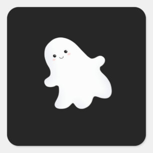 Little Boo Esthetic Cool Vierkante Sticker