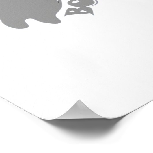 Little Boo Esthetisch Eenvoudig Poster (Hoek)