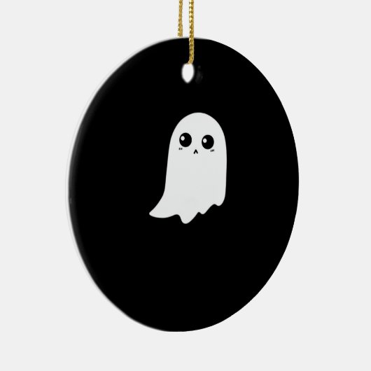 Little Boo Funny Meme Keramisch Ornament (Rechts)