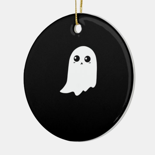 Little Boo Funny Meme Keramisch Ornament (Links)