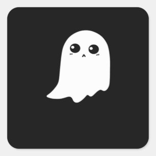 Little Boo Funny Meme Vierkante Sticker