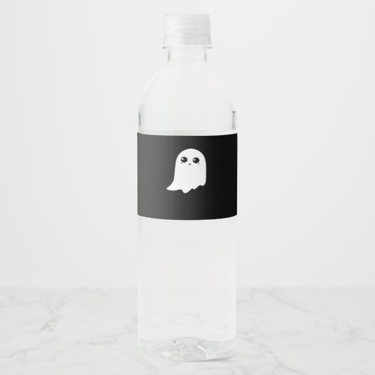 Little Boo Funny Meme Waterfles Etiket (Voorkant)