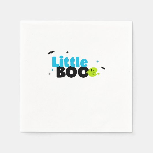 Little Boo Funny Retro Servet (Voorkant)
