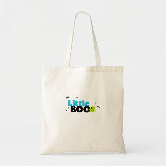 Little Boo Funny Retro Tote Bag (Voorkant)