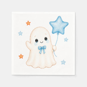 Little Boo Geest Jongens Halloween Baby Shower Servet