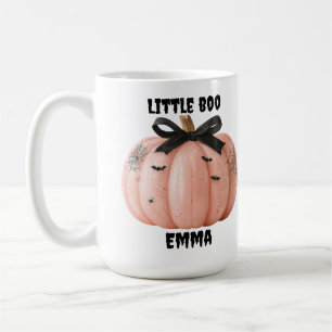 Little Boo Gepersonaliseerde Halloween Pumpkin Koffiemok