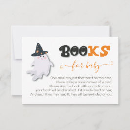 Little Boo Ghost Baby shower Books for Baby Kaart