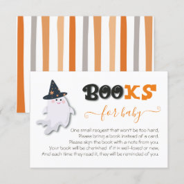 Little Boo Ghost Baby shower Books for Baby Kaart
