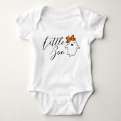 Little Boo Ghost Halloween Baby Romper (Voorkant)