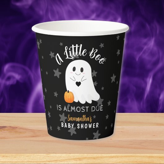 Little Boo Ghost Halloween Baby shower Papieren Bekers