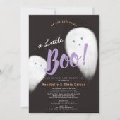 Little Boo Ghost Halloween Baby shower per post Kaart (Voorkant)