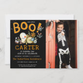 Little Boo | Ghost Halloween Birthday Party (Voorkant)