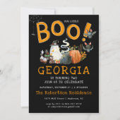 Little Boo | Ghost Halloween Birthday Party (Voorkant)