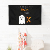 Little Boo Ghost Halloween Birthday Spandoek (Insitu)