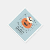 Little Boo Ghost Halloween Jongens Verjaardag Servet (Hoek)
