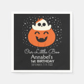 Little Boo Ghost Halloween Kids Verjaardag Servet (Voorkant)