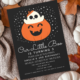 Little Boo Ghost Halloween Kinder leuke verjaardag Kaart