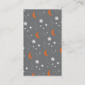 Little Boo Ghost Halloween Luier Raffle Visitekaartje (Achterkant)