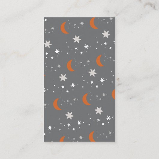 Little Boo Ghost Halloween Luier Raffle Visitekaartje (Achterkant)