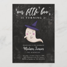 Little Boo Ghost Meisje Halloween Verjaardagsfeest