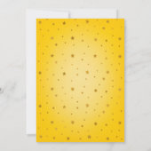 Little Boo Ghost Pumpkin Gold Baby shower Kaart (Achterkant)