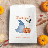 Little Boo Ghost Pumpkin Halloween Baby shower Bedankzakje