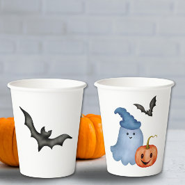 Little Boo Ghost Pumpkin Halloween Baby shower Papieren Bekers