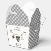 Little Boo Gingham Halloween Baby shower Bedankdoosjes (Geopend)