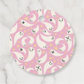 Little Boo Girl Baby shower Bedankjes Labels (Achterkant)