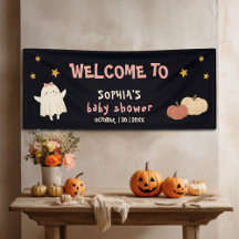 Little Boo Girl Halloween Baby shower Welkom