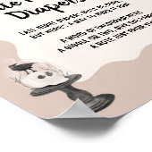 Little Boo Gothic Baby Late Night Luiers Teken Poster (Hoek)