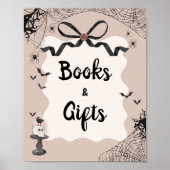 Little Boo Gothic Baby shower Boeken en Geschenken Poster (Voorkant)