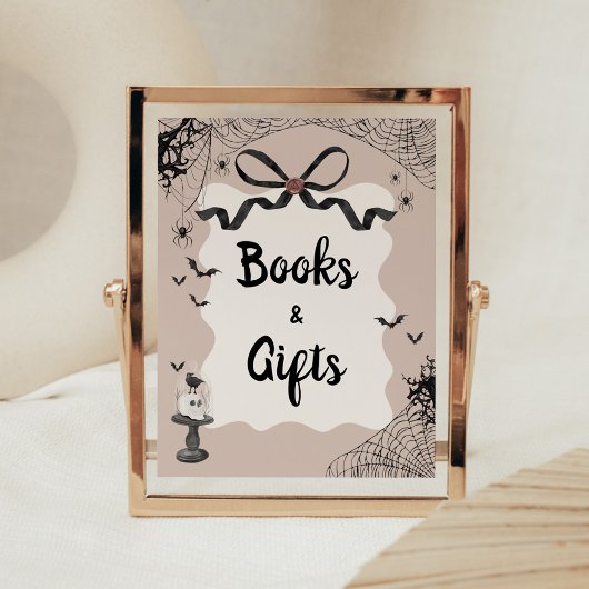 Little Boo Gothic Baby shower Boeken en Geschenken Poster