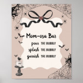 Little Boo Gothic BabyShower Envelope Station Teke Poster (Voorkant)