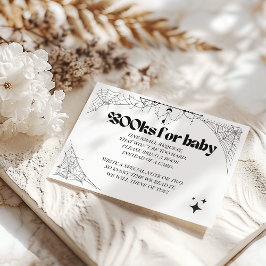 Little Boo Gothic Halloween Baby shower Boeken Informatiekaartje